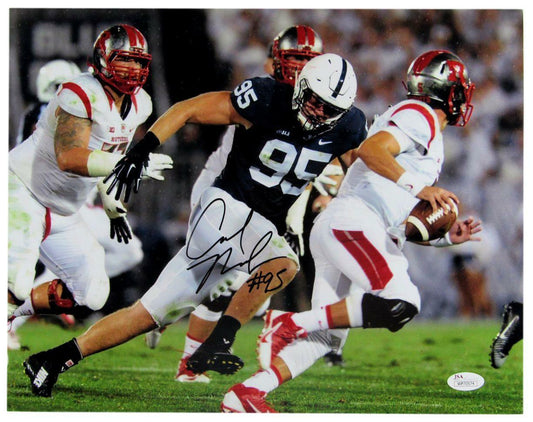 Carl Nassib Penn State PSU Autographed/Signed 11x14 Photo JSA 134929