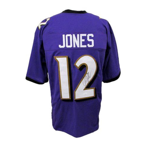 Jacoby Jones Signed/Auto Custom Football Jersey Baltimore Ravens JSA 190086