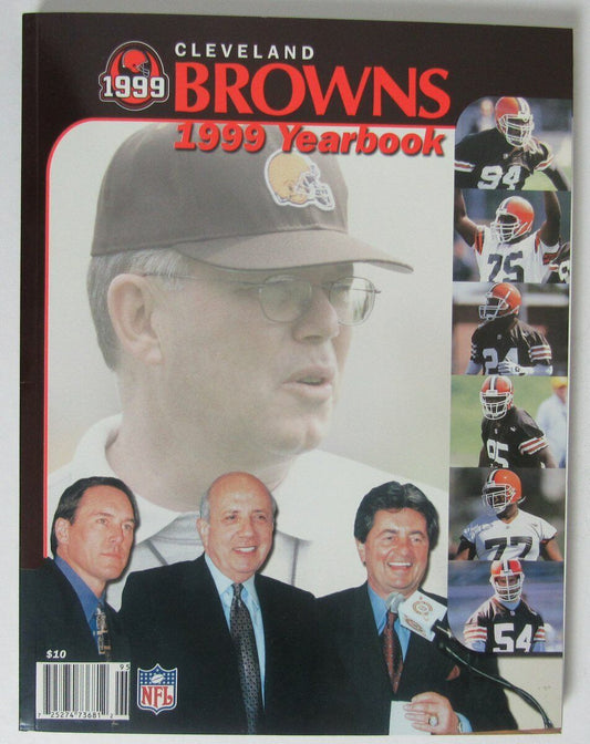 1999 Cleveland Browns NFL Football Official Team Yearbook 146174