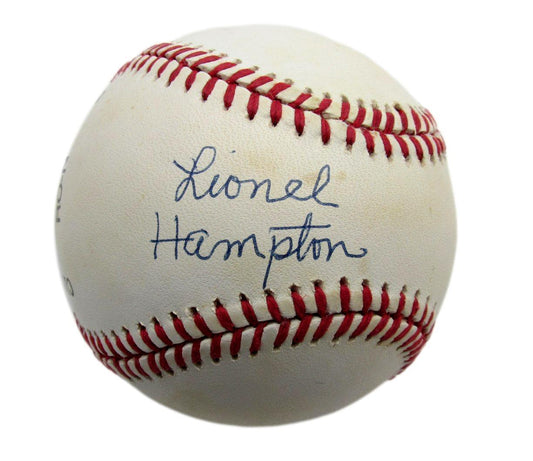 Lionel Hampton Autographed ONL Baseball Negro League Memphis Red Sox JSA 180570