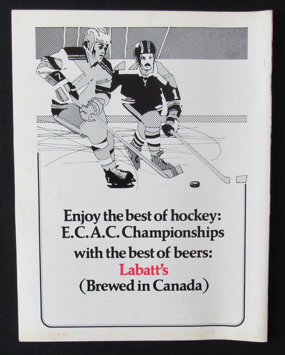 1976 ECAC Ice Hockey Championship Tournament Program 176219