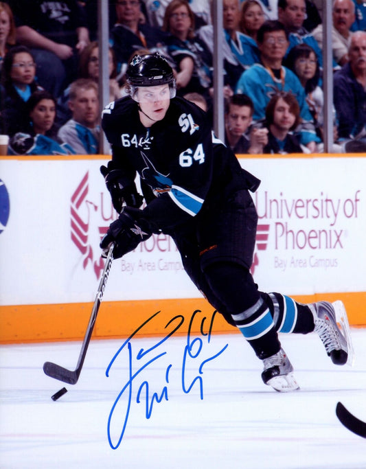 Jamie McGinn San Jose Sharks Signed/Autographed 8x10 Photo 153383