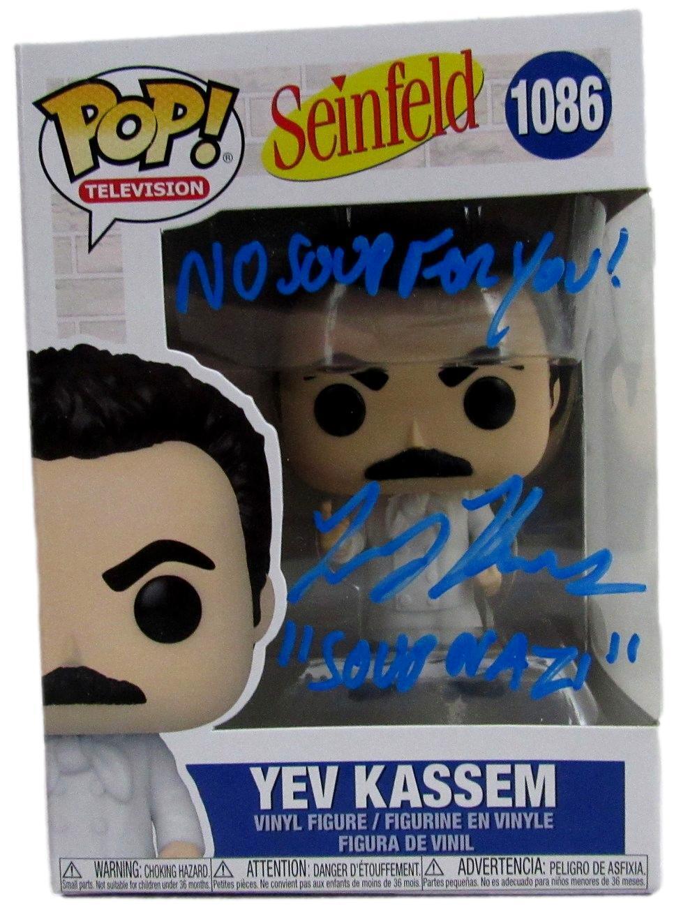 Larry Thomas Autographed/Inscribed POP! Funko Figurine #1086 "Seinfeld" JSA