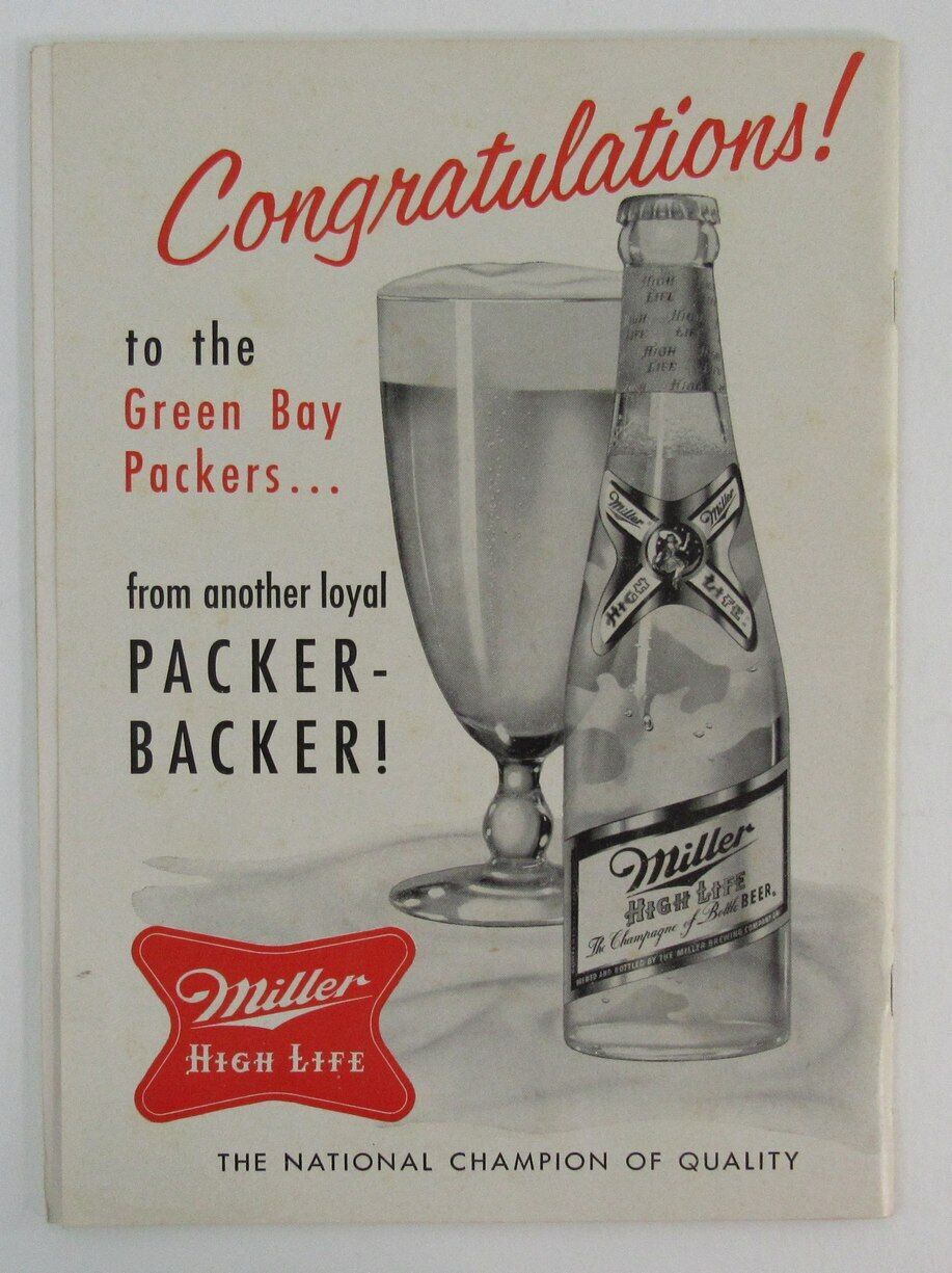 December 31, 1961 NFL Championship Game Program Packers vs. Giants