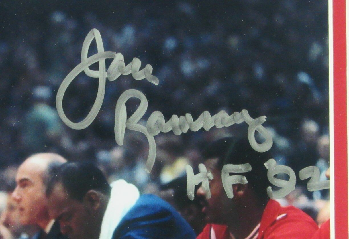 Jack Ramsay HOF Trail Blazers Signed/Inscribed 8x10 Photo Framed JSA 164052