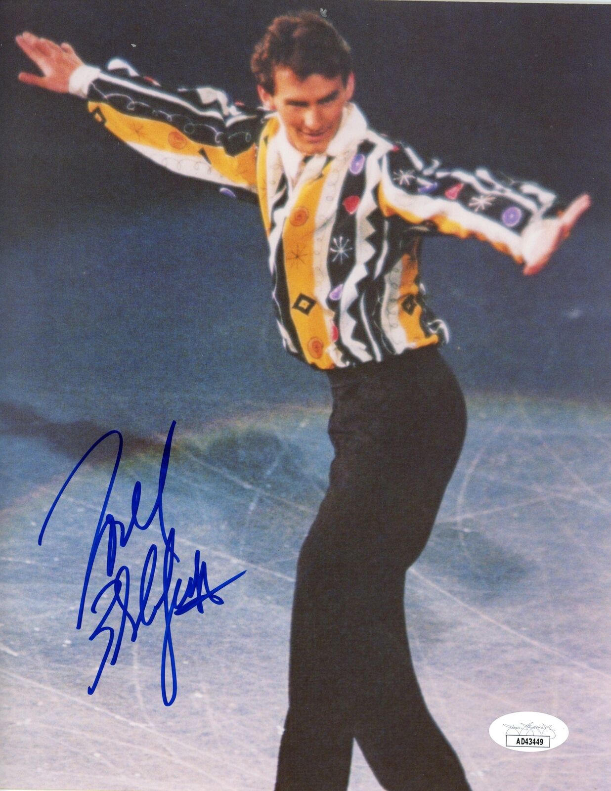 Todd Eldredge Autographed 8x10 Photo Olympic USA Figure Skating JSA