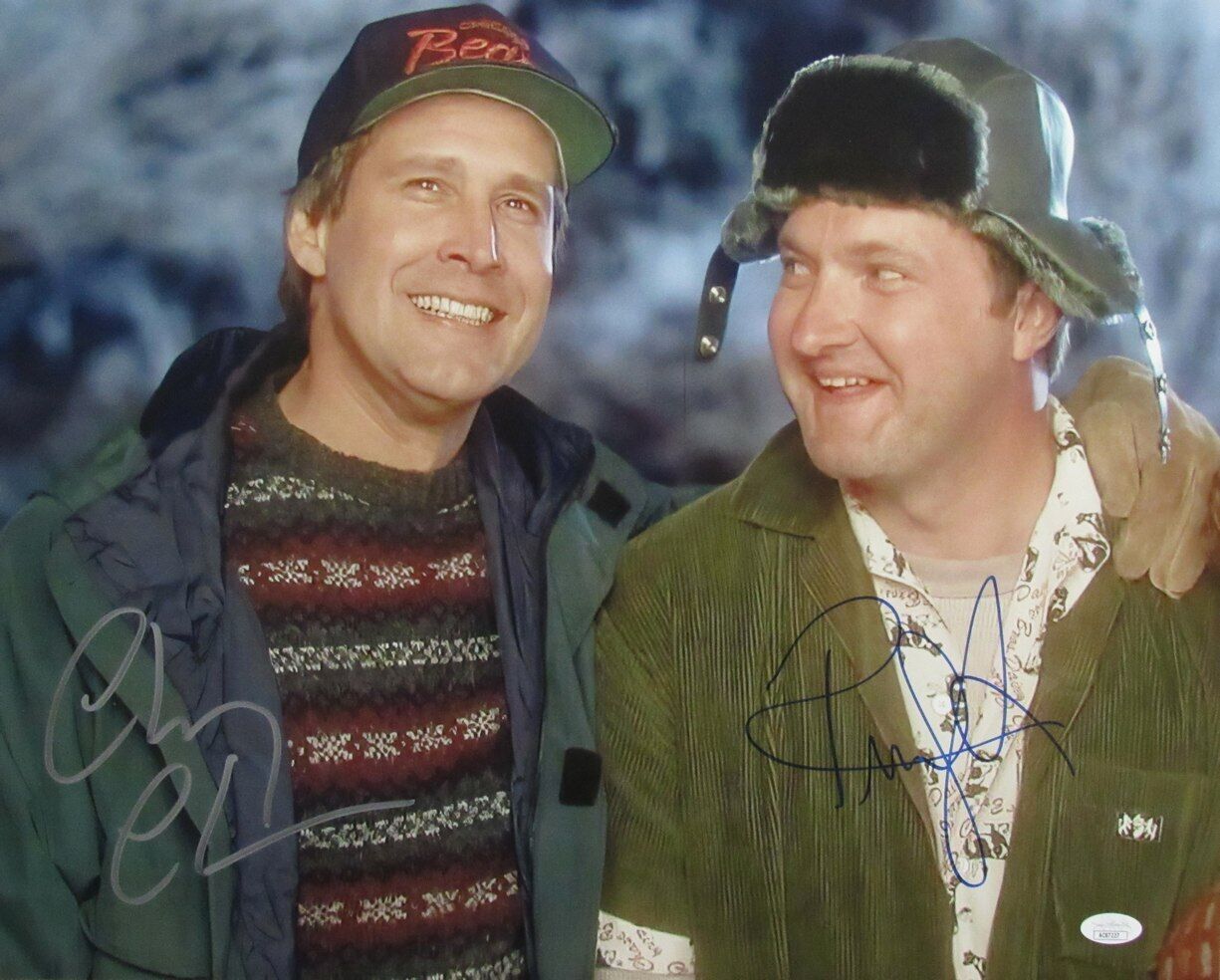 Chevy Chase/Randy Quaid Dual-Autographed 16x20 Photo "Christmas Vacation" JSA