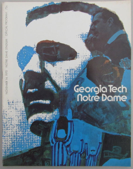 November 14, 1970 Georgia Tech vs. Notre Dame College Football Program