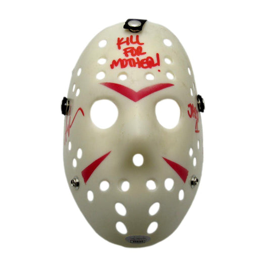 Ari Lehman Signed/Inscribed Ivory Mask "Friday the 13th" JSA 189561