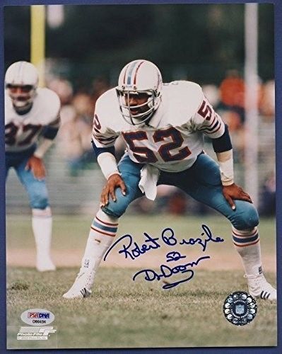 Robert Bazile Oilers Auto/Signed 8x10 Photo PSA/DNA 132555