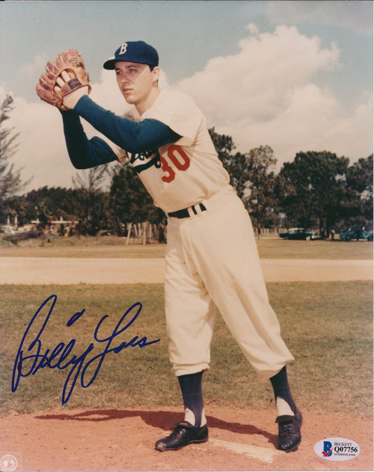 Billy Loes Signed/Autographed 8x10 Photo Brooklyn Dodgers Beckett 192311