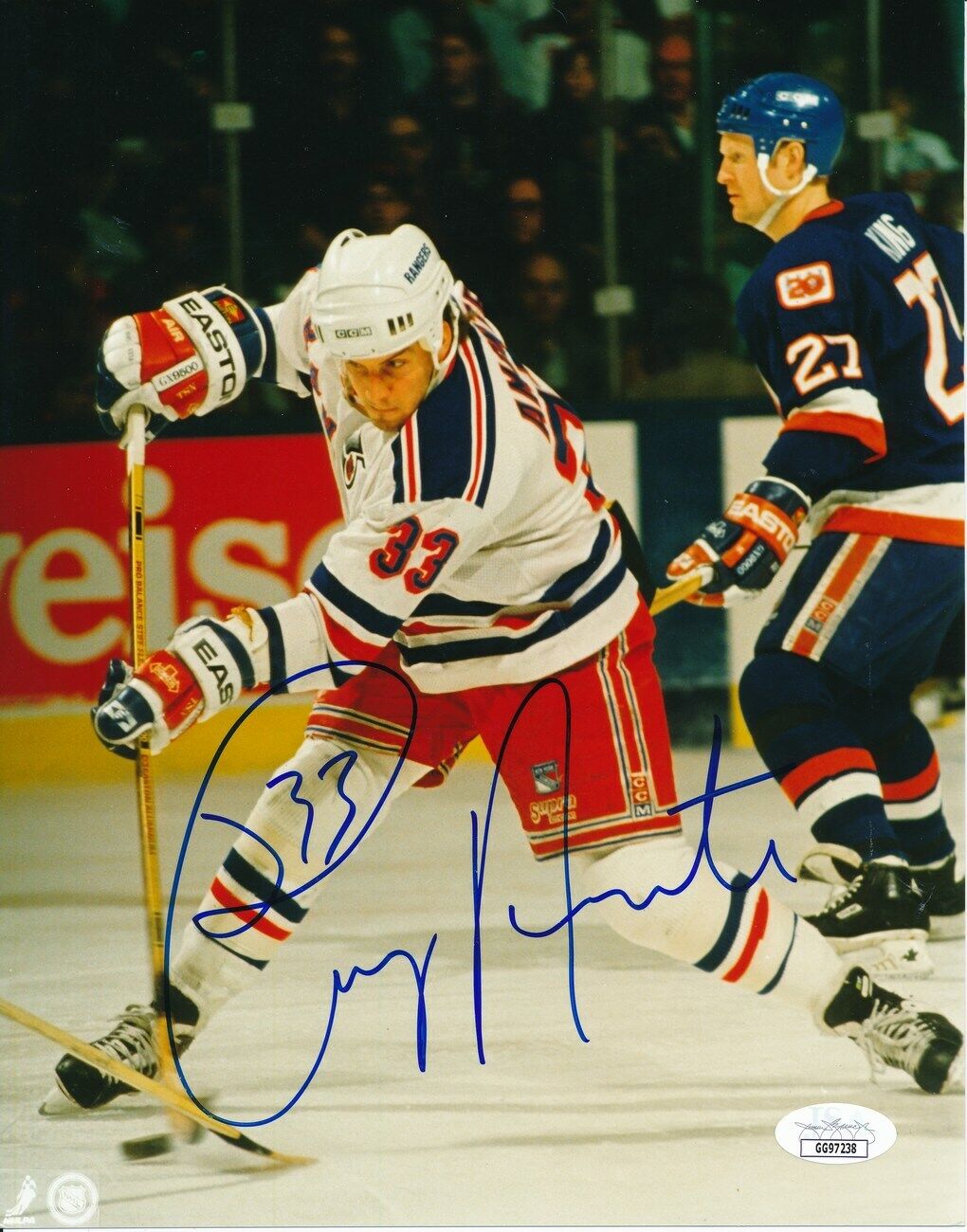 Tony Amonte New York Rangers Signed/Autographed 8x10 Photo JSA 149849