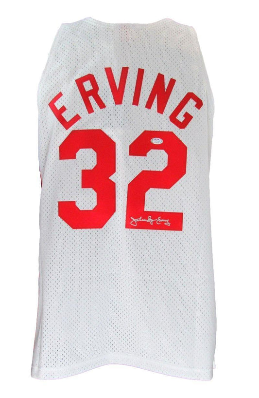 Julius Erving Autographed Mitchell & Ness HOF New Jersey Nets PSA/DNA 177090