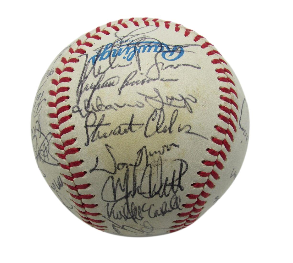 1985 California Angels Team Autographed by 29 OAL Baseball Jackson (HOF) 182801