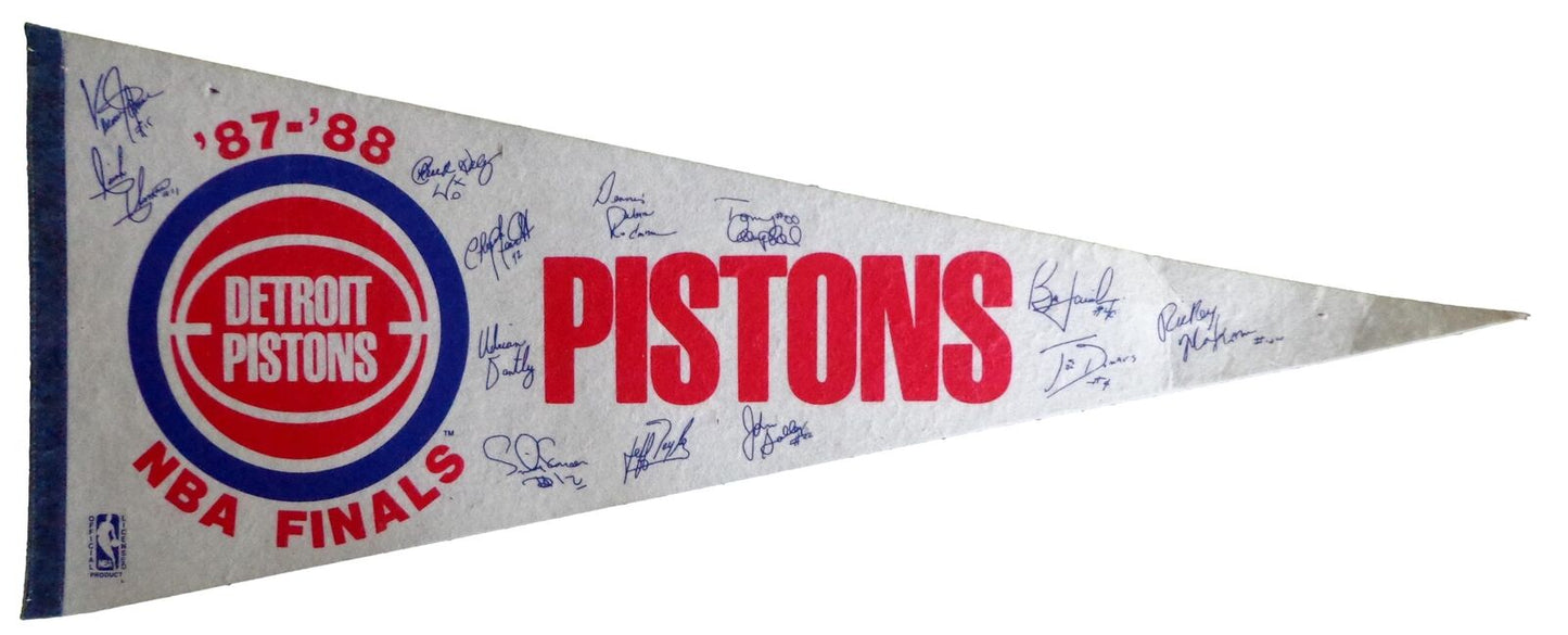 1987-88 NBA Finals Detroit Pistons 30x12 Felt Pennant 176856