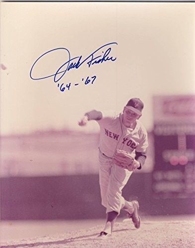 Jack Fisher New York Mets Signed/Autographed 8x10 Photo 126589