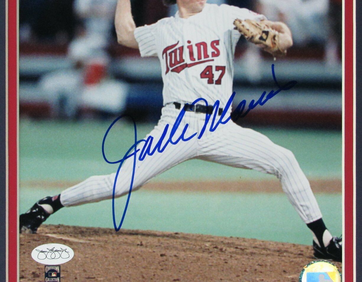 Jack Morris HOF Twins Signed/Autographed 8x10 Photo Framed JSA 164103