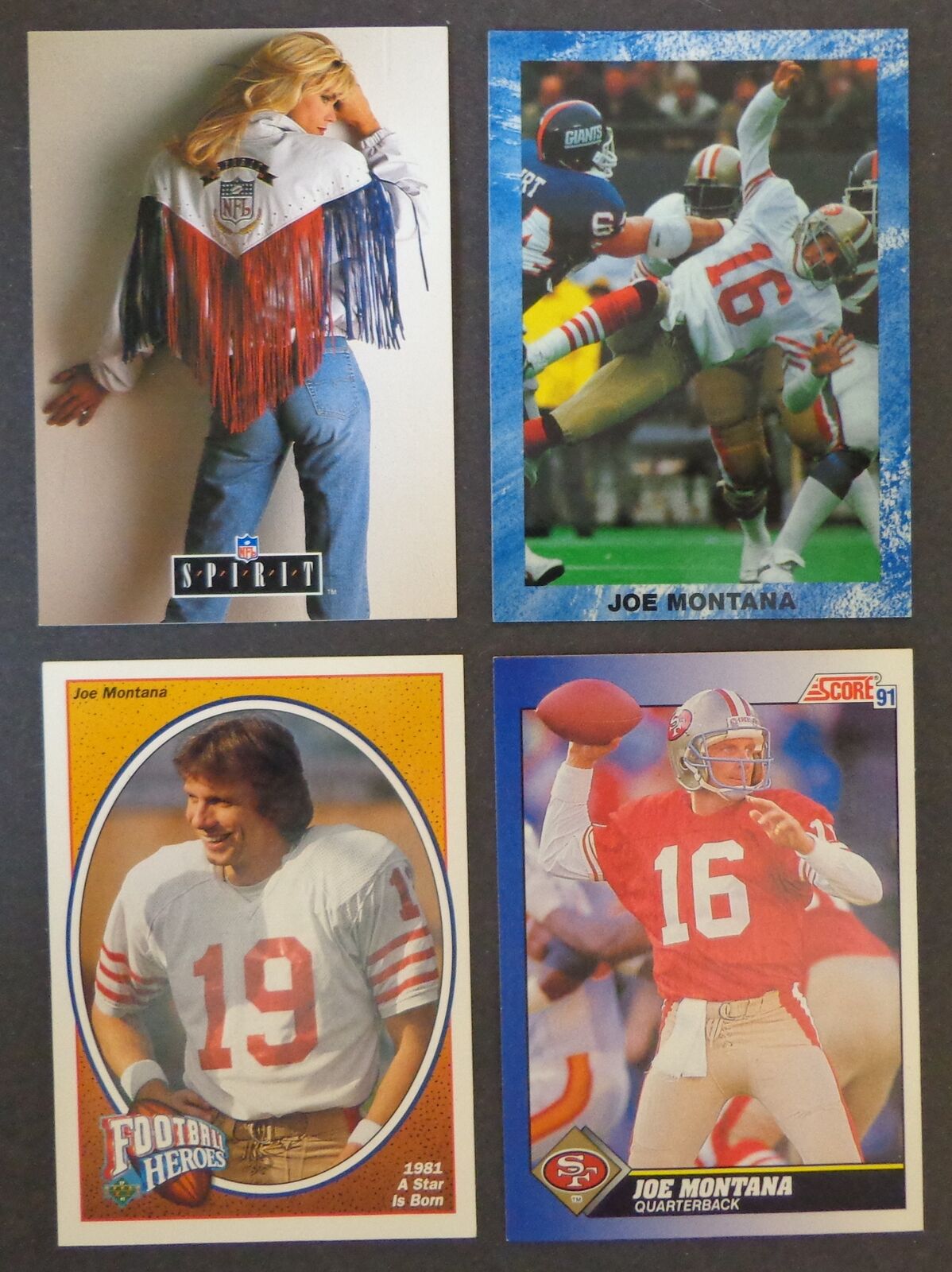 Lot of (43) Assorted Joe Montana 49ers Football Trading Cards 181088