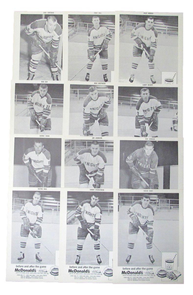 Omaha Knights CHL 33 1966-67 and 1967-68 Team Issued 8x10 Photos 192146