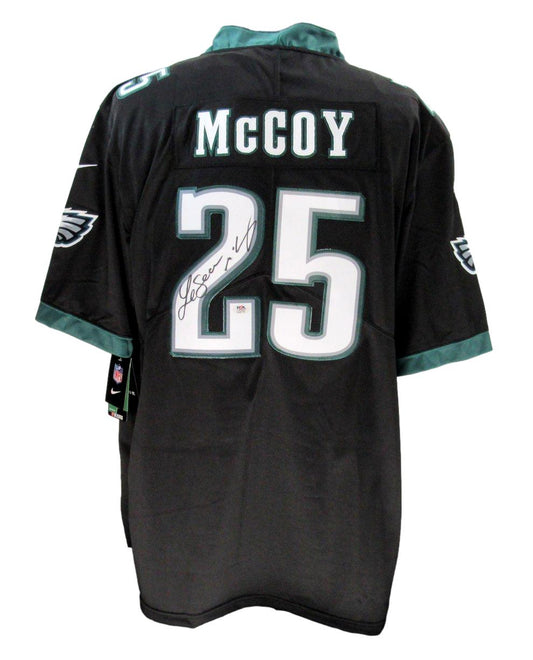 LeSean McCoy Signed Black Nike Football Jersey Eagles PSA/DNA 193076