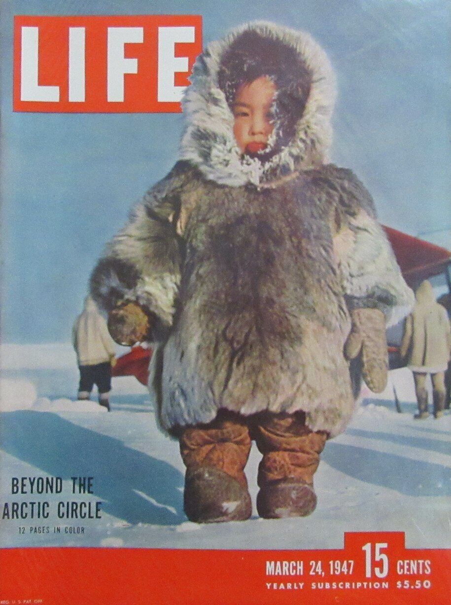 Vintage LIFE Magazine March 24, 1947  - Beyond the Arctic Circle 164606