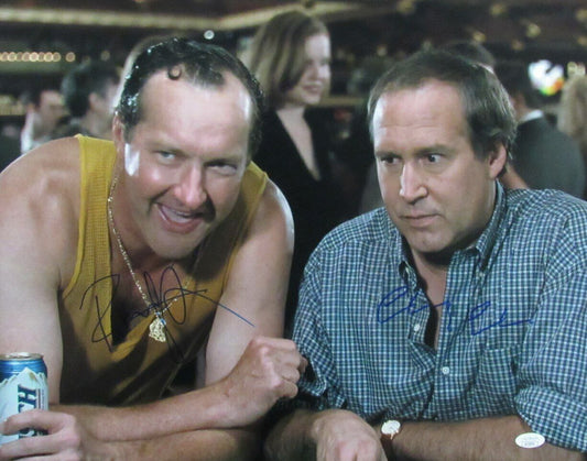 Chevy Chase/Randy Quaid Autographed 16x20 Photo "Vegas Vacation" JSA