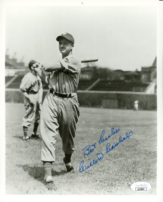 Willard Marshall Autographed 8x10 Photo New York Giants JSA 177882