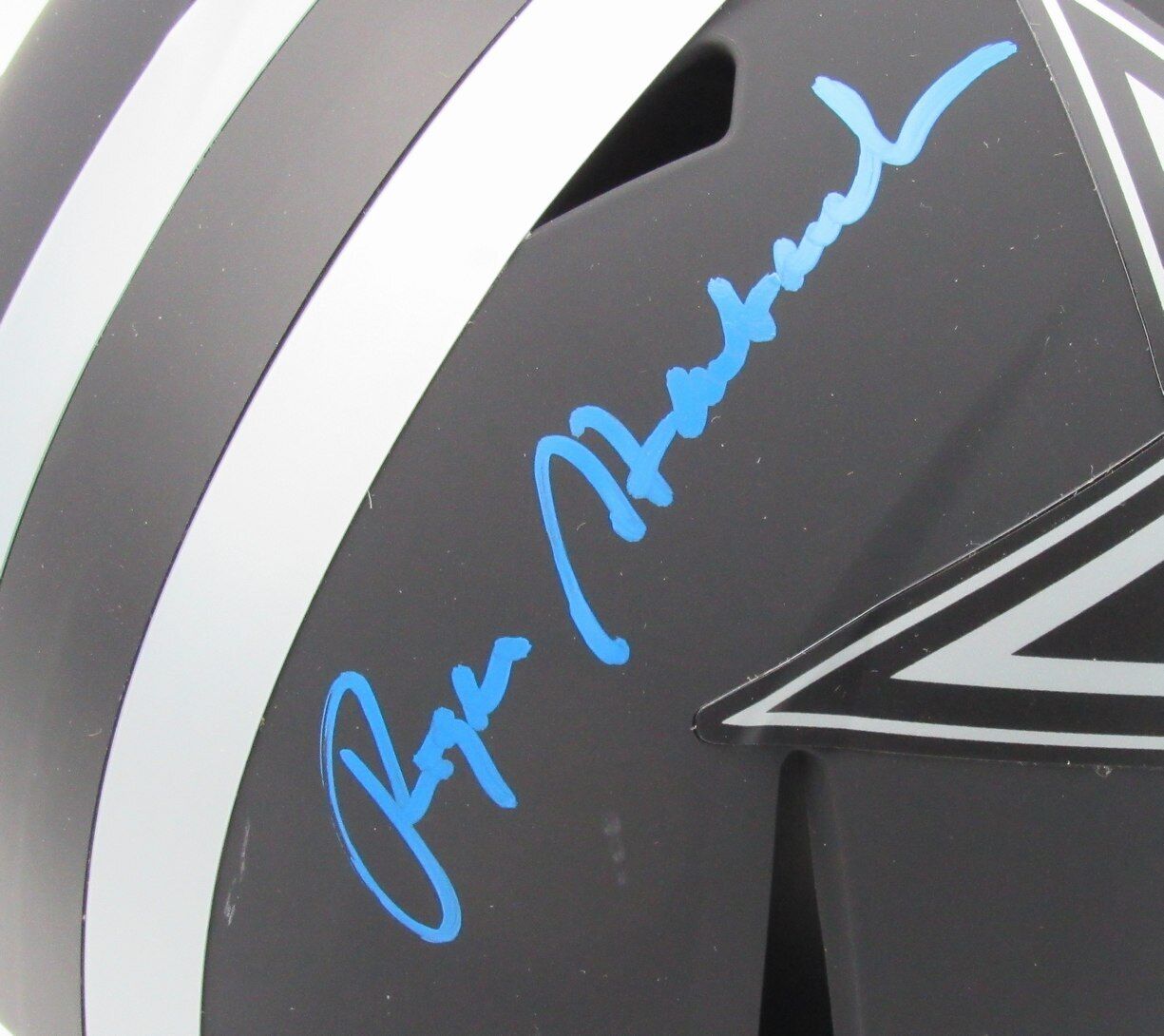 Roger Staubach HOF Autographed Full Size Eclipse Replica Helmet Cowboys Beckett