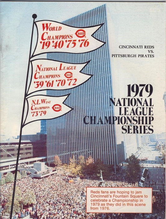 1979 NCLS Reds V. Pirates Official Baseball Program 128921