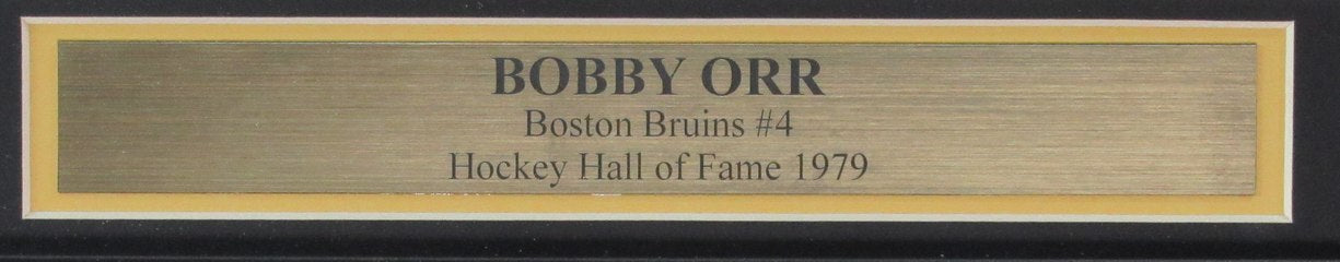 Bobby Orr HOF Signed 8x10 Photo Boston Bruins Framed GNR 187179