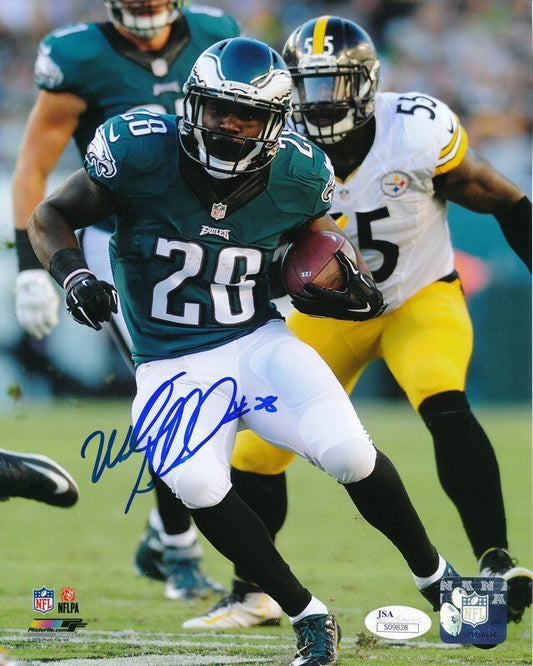 Wendell Smallwood Philadelphia Eagles Signed 8x10 Color Photo JSA 140164