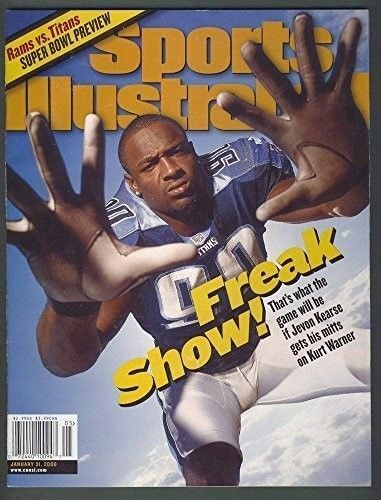 1/31/2000 Sports Illustrated SI NO LABEL Jevon Kearse Tennessee Titans