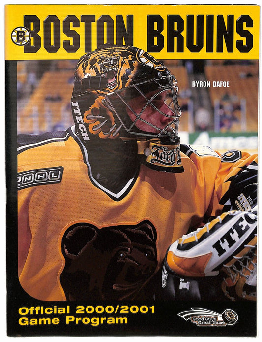 December 21 2000 Boston Bruins vs  Maple Leafs Program + Ticket Stub 182029