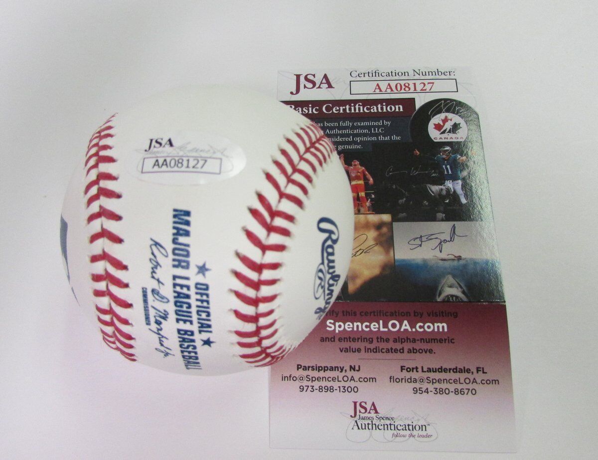 Scott Williamson inscr "NL ROY 99" Signed OML Baseball JSA 138234