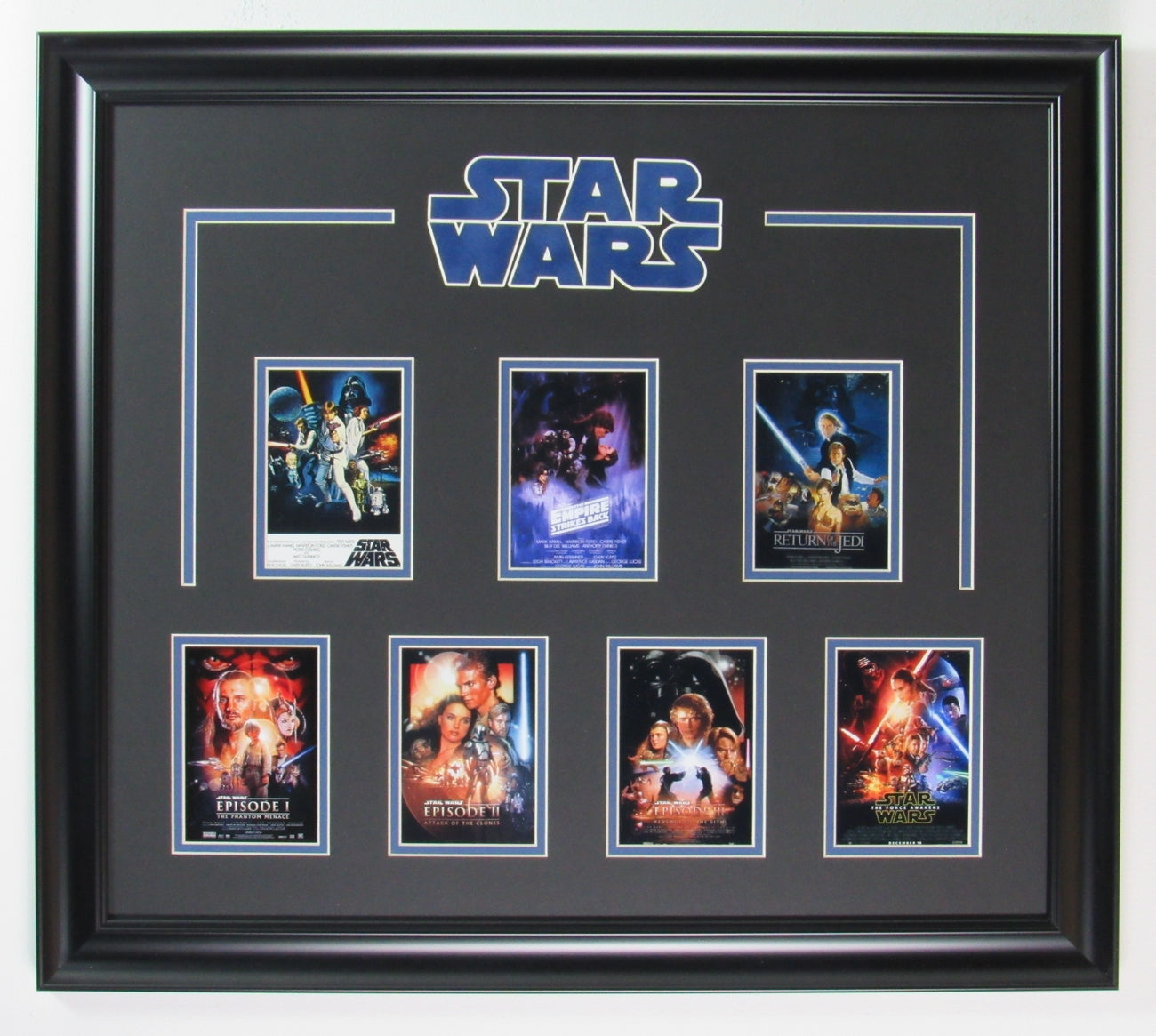 Star Wars Movie Poster Collection Framed Collage 148367