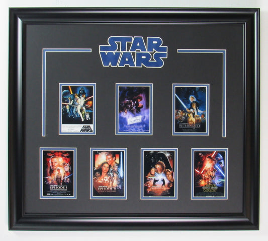 Star Wars Movie Poster Collection Framed Collage 148367