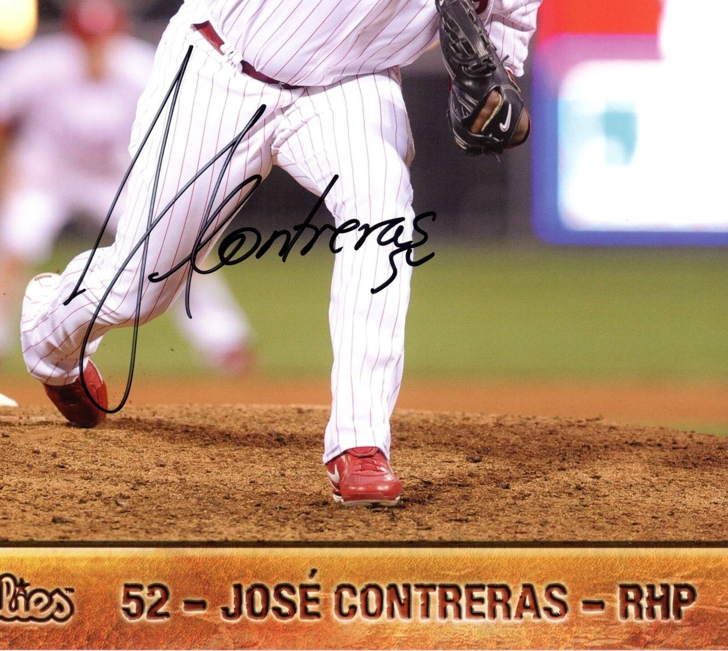 Jose Contreras Autographed 2011 8x10 Phillies Phan Photo