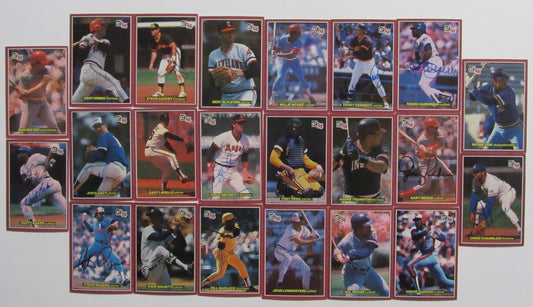 Lot of 22 Signed/Autograph 1984 Donruss Action All Stars Jumbo Postcards 166774