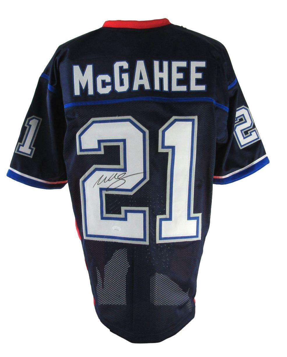 Willis McGahee Signed/Auto Buffalo Bills Blue Custom Football Jersey JSA 161115