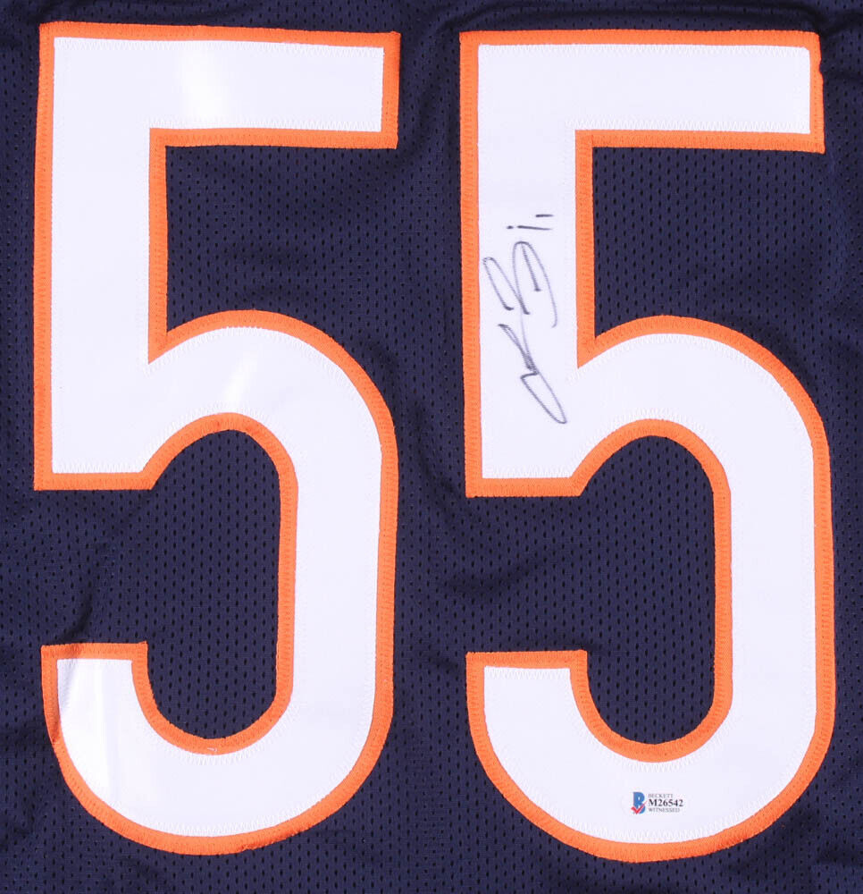 Lance Briggs Signed/Autographed Chicago Bears Football Jersey Beckett 156162