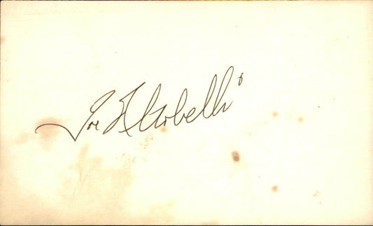 Joe Altobelli San Francisco Giants d.2021 Signed/Auto 3x5 Index Card 162591