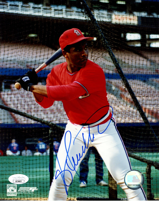 Terry Pendleton Signed 8x10 Photo St. Louis Cardinals JSA 186338