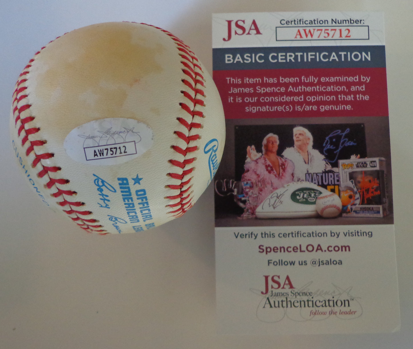 Brooks Robinson HOF Signed/Autographed OAL Baseball Baltimore Orioles JSA 191818