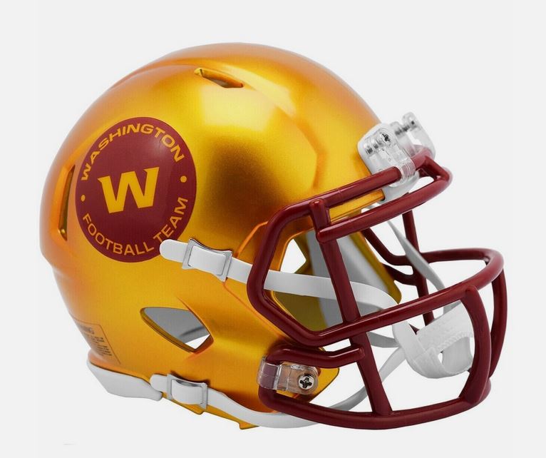 Washington Football Team New in Box Flash Mini Helmet UNsigned 164451