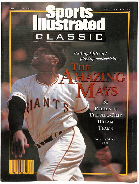 Fall 1992 Willie Mays Sports Illustrated Classic Special Issue NO LABEL 181607