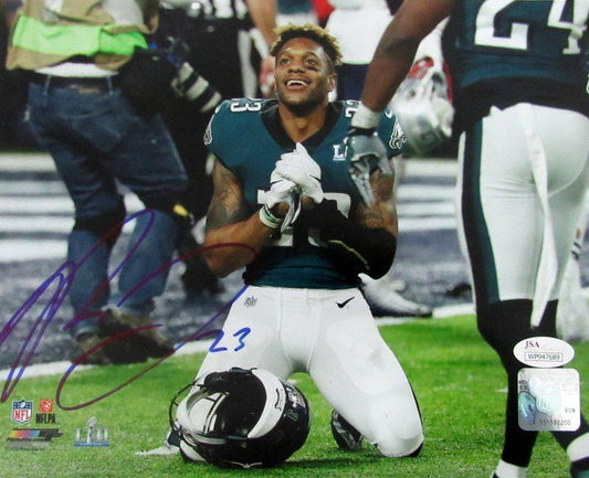 Rodney McLeod Super Bowl LII  Eagles Autographed/Signed 8x10 Photo JSA 135225