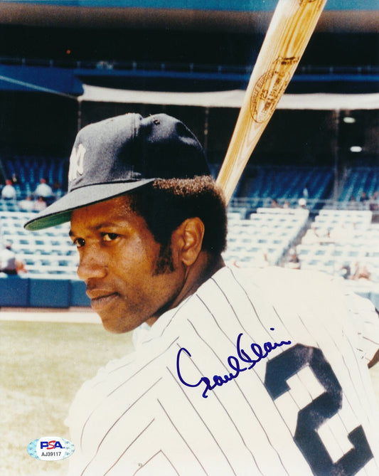 Paul Blair New York Yankees Signed/Autographed 8x10 Photo PSA/DNA 164358