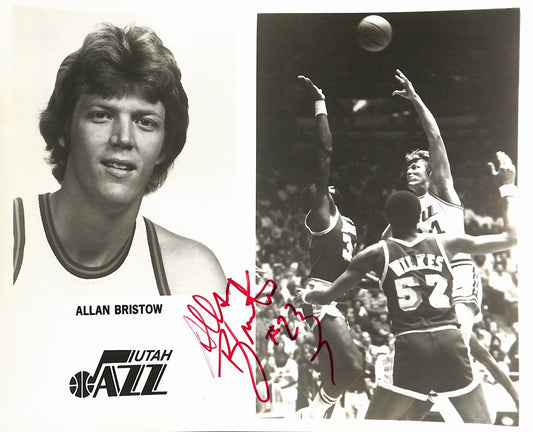 Allan Bristow Utah Jazz Vintage Team Issued Signed/Auto 8x10 Photo 189092