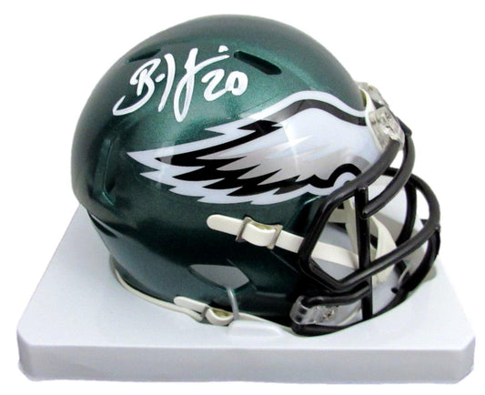 Brian Dawkins HOF Signed/Autographed Eagles Green Mini Helmet PSA/DNA 190727