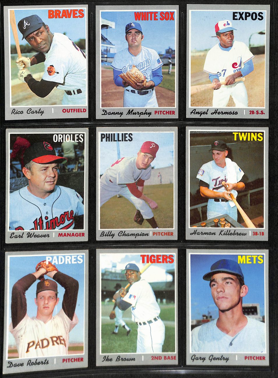 1970 Topps Baseball Card Complete Set (1-720) Seaver Munson Clemente Ryan 189641